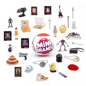 (4) ZURU Mini Brands Netflix Series Collection Mystery Collectibles Capsules